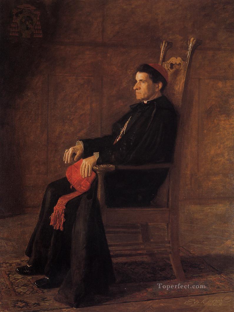 Portrait of Sebastiano Cardinal Martinelli Realism portraits Thomas Eakins Oil Paintings